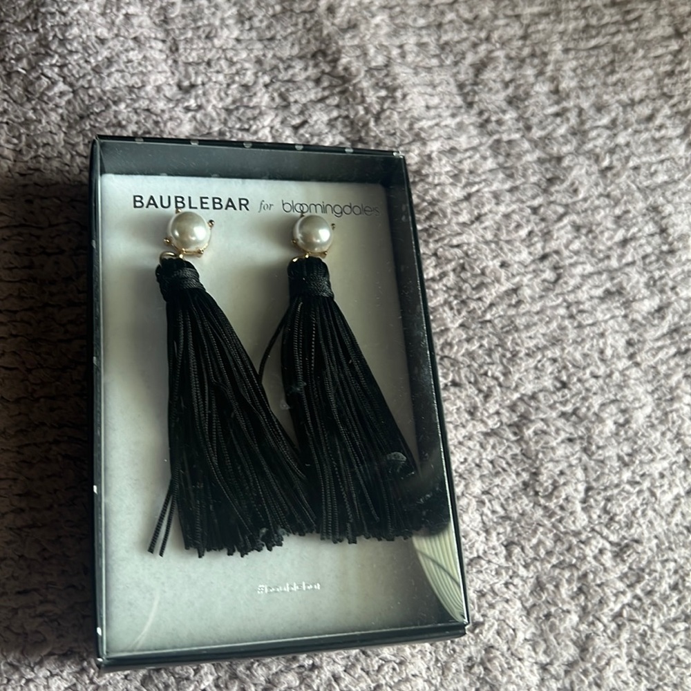 Brand New in Box Bauble Bar for Bloomingdale’s Earrings